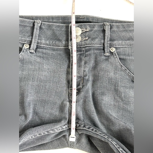 Hudson Jeans Collin Mid-Rise Skinny Jean Grey Sz 28. - Picture 5 of 9